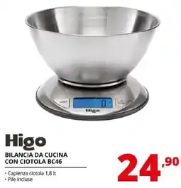 Comet Higo bilancia da cucina con ciotola offerta
