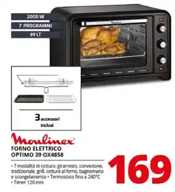 Comet Forno elettrico Moulinex Optimo 39 offerta