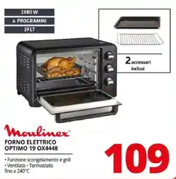 Comet Forno elettrico Moulinex Optimo 19 offerta