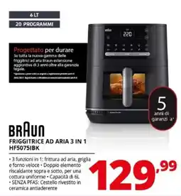 Comet Braun friggitrice ad aria 3 in 1 offerta