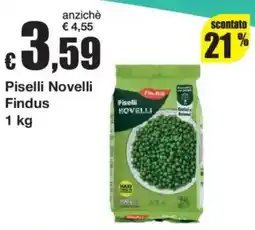 Sì con te Piselli Novelli Findus offerta