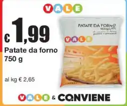 Sì con te Patate da forno Vale offerta