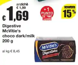 Sì con te McVitie's Digestives Dark Chocolate offerta