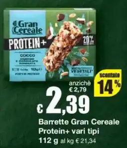 Sì con te Barrette Gran Cereale Protein+ offerta