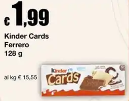 Sì con te Supermercati Kinder Cards Ferrero offerta
