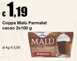 Sì con te Supermercati Coppa Malù Parmalat cacao offerta