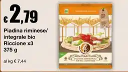 Sì con te Supermercati Piadina riminese integrale bio Riccione offerta