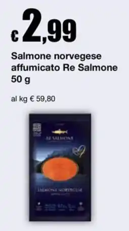Sì con te Supermercati Salmone norvegese affumicato Re Salmone offerta