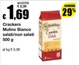 Sì con te Supermercati Crackers Mulino Bianco Salati offerta