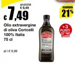 Sì con te Supermercati Olio extravergine di oliva Coricelli offerta