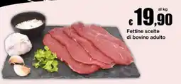 Sì con te Supermercati Fettine scelte di bovino adulto offerta