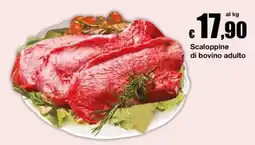 Sì con te Supermercati Scaloppine di bovino adulto offerta