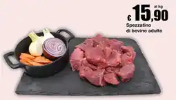 Sì con te Supermercati Spezzatino di bovino adulto offerta