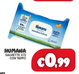 Franzy's Humana salviettine delicate offerta