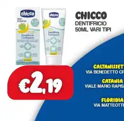Franzy's Chicco dentifricio offerta