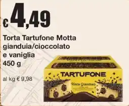 Sì con te Torta Tartufone Motta gianduia offerta