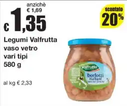 Sì con te Legumi Valfrutta offerta