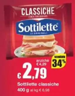 Sì con te Sottilette classiche offerta