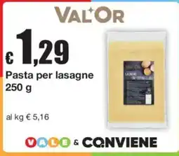 Sì con te Pasta per lasagne Valor offerta