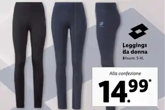 Lidl Leggings da donna S-XL offerta