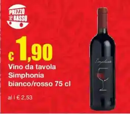 Sì con te Vino da tavola Simphonia offerta
