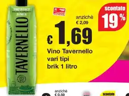 Sì con te Vino Tavernello offerta