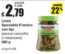 Sì con te Specialità D'amico offerta