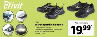 Lidl Crivit Scarpe sportive da uomo offerta