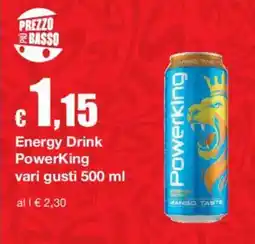 Sì con te Energy Drink PowerKing offerta