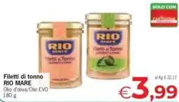 Despar Filetti di tonno RIO MARE offerta