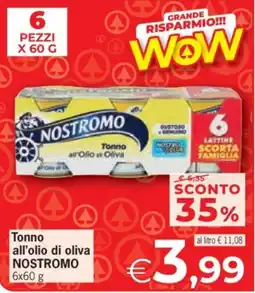 Despar Tonno all’olio di oliva NOSTROMO offerta