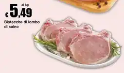 Sì con te Supermercati Bistecche di lombo di suino offerta