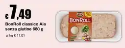 Sì con te Supermercati BonRoll classico Aia senza glutine offerta