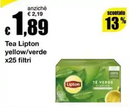 Sì con te Supermercati Tea Lipton verde offerta