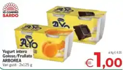 Despar Yogurt intero Goloso/Frullato ARBOREA offerta