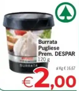 Despar Burrata Pugliese Prem. DESPAR offerta