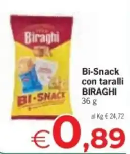 Despar Bi-Snack con taralli Biraghi offerta