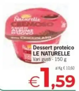 Despar Dessert proteico LE NATURELLE offerta