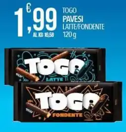 Iper Romagnolo Togo Pavesi Latte/Fondente offerta