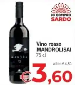 Despar Vino rosso Mandrolisai offerta