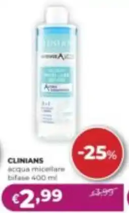 La Saponeria Clinians acqua micellare bifase offerta