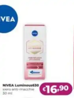 La Saponeria NIVEA Luminous630 siero anti-macchie offerta