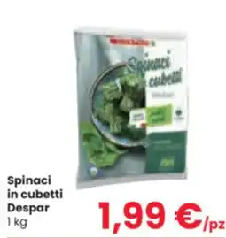Despar Spinaci in cubetti Despar offerta