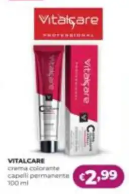 La Saponeria Vitalcare crema colorante capelli permanente offerta