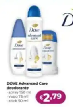 La Saponeria Dove Advanced Care deodorante offerta