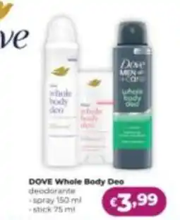 La Saponeria DOVE Whole Body Deo offerta