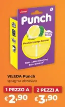 La Saponeria VILEDA Punch spugna abrasiva offerta