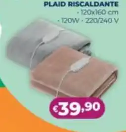 La Saponeria Plaid riscaldante offerta