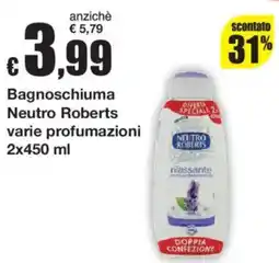 Sì con te Bagnoschiuma Neutro Roberts offerta