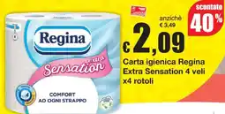 Sì con te Carta igienica Regina Extra Sensation offerta